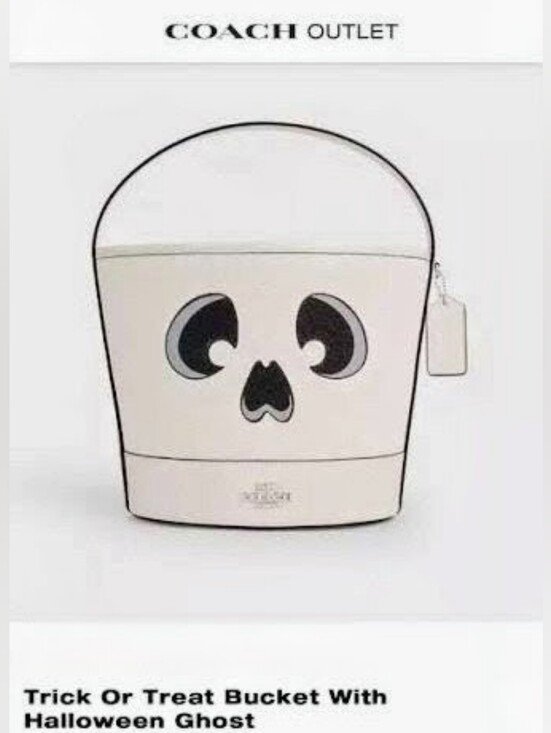 Coach Handbags - NWT Coach Halloween Trick or Treat Bucket Bag - Ghost